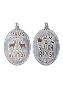 Santa's Flight School Wall Ornament Winterland