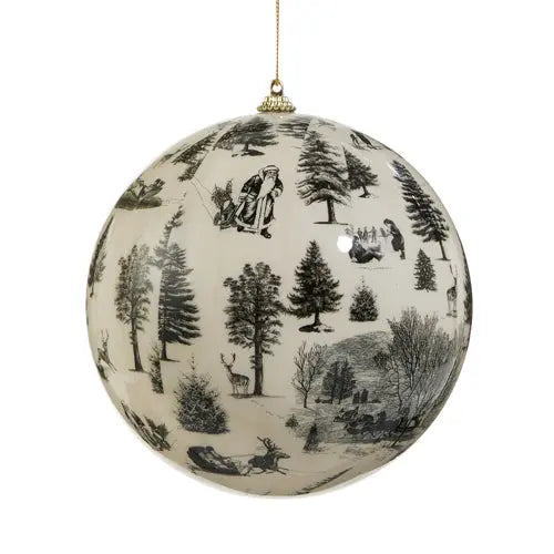 Through The Woods Ball Ornament winterland