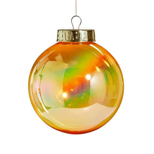 Gold Seamless Iridescent Ball 8"