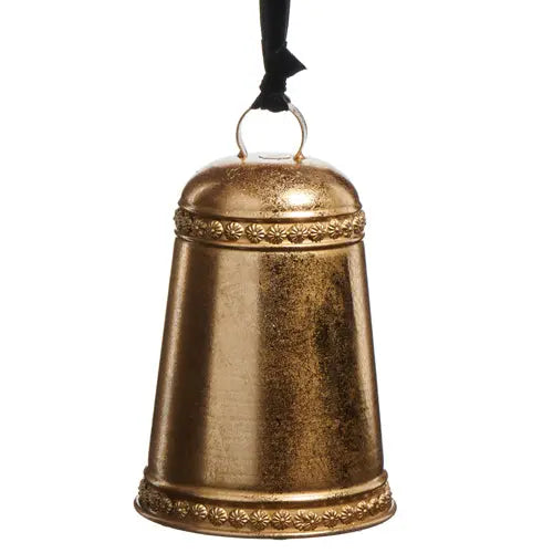 Gold Bell Ornament winterland