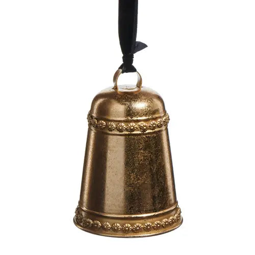 Gold Bell Ornament winterland