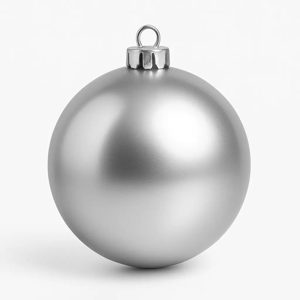 Esfera Plata 25cm Winterland