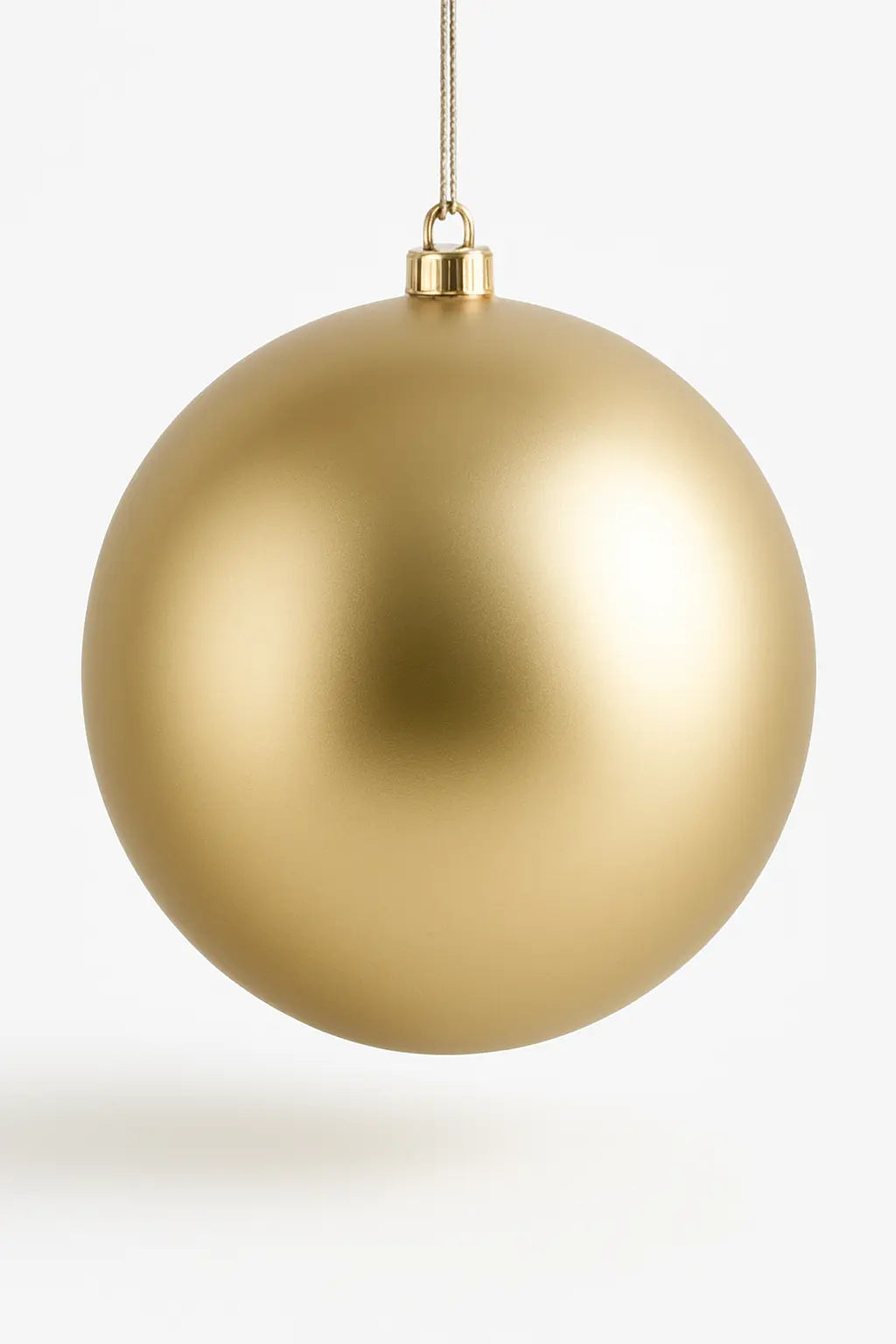 BOLA BRILLANTE DORADA 20 cm Winterland