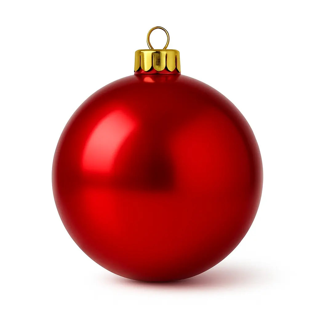 ROJO BRILLANTE ESFERA 40CM Winterland