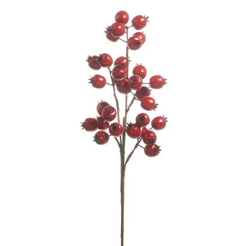 Matte Red Berry Pod Spray winterland