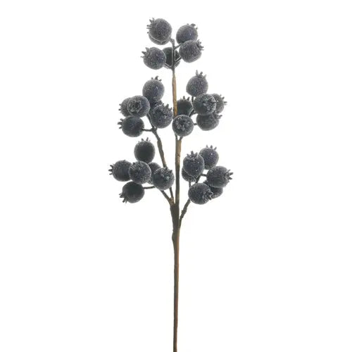 Iced Blue Berry Pod Spray winterland