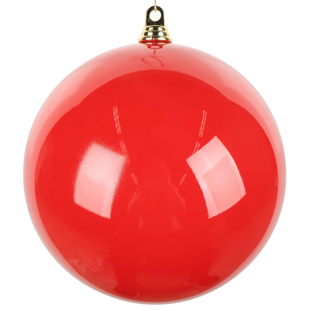 Red Enamel Ball 10"