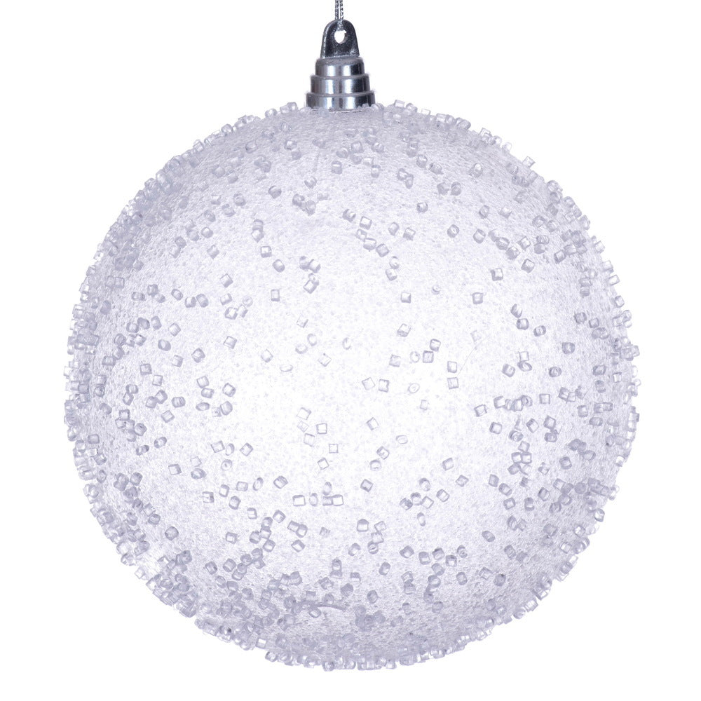 White Icy Sugar Ball 8"
