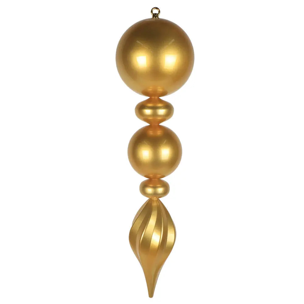 Gold UV Candy Apple Finial winterland