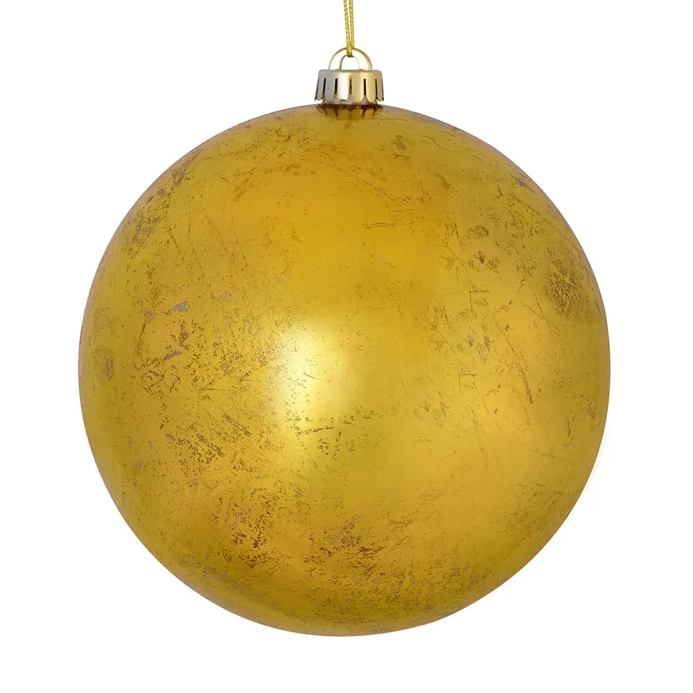 Gold Foil Finish Ball 10" winterland