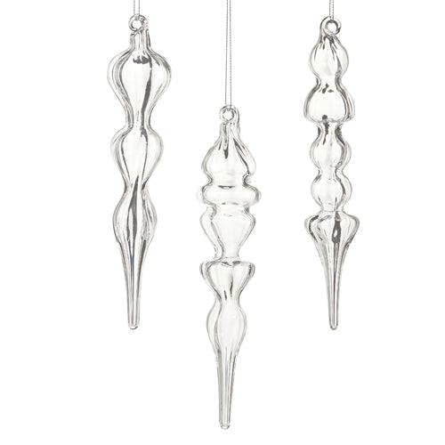 Clear Finial Ornament