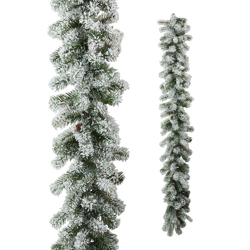 Rocky Mountain Spruce Flocked Garland